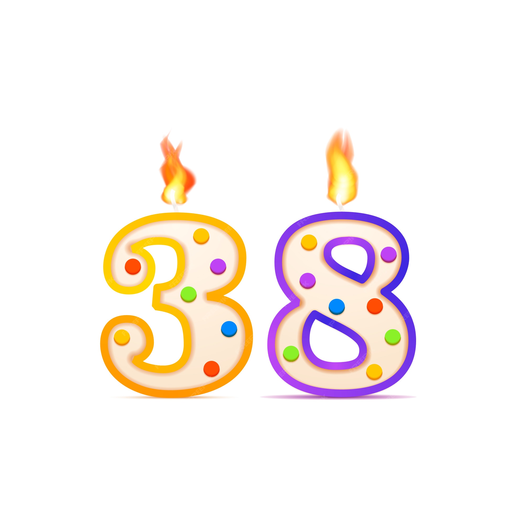 velas de aniversário com números nove e fogo. ícone colorido para  comemoração de aniversário ou festa.