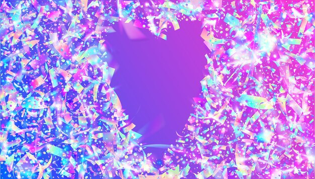 Aniversário Tinsel Holiday Foil Glitch Confetti Shiny Prism Hol