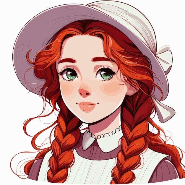 Vetor anne de green gables