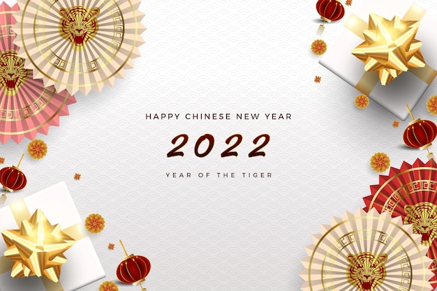 Ano novo chinês dourado de 2022