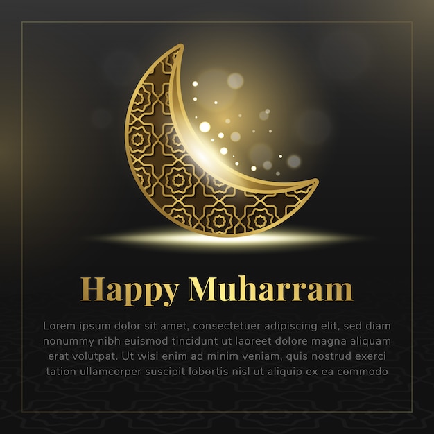 Ano novo islâmico, comemoração feliz Muharram