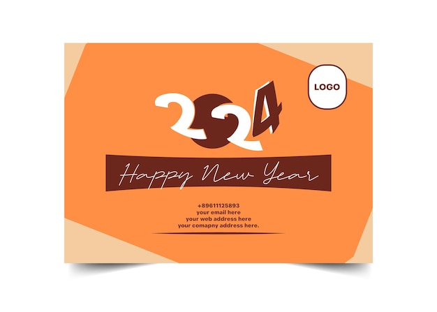 Vetor ano novo letras ano novo banner ano novo design de mídia social ano novo design de cartão ano novo vetor