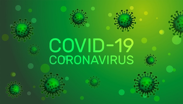 Vetor antecedentes da infecção viral coronavírus