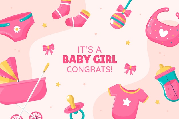 Anúncio do bebé, antecedentes da menina