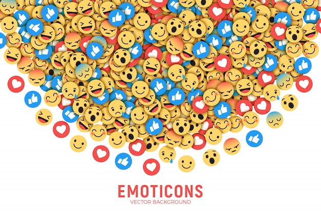 Apartamento moderno facebook emoji background