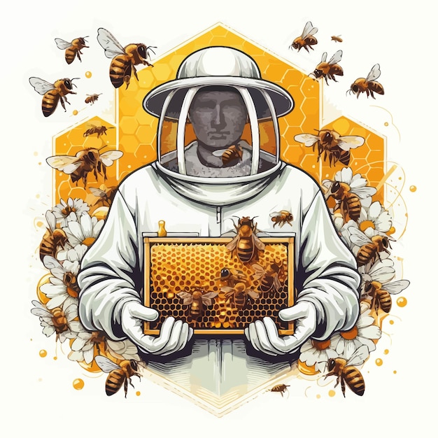 Vetor apicultor