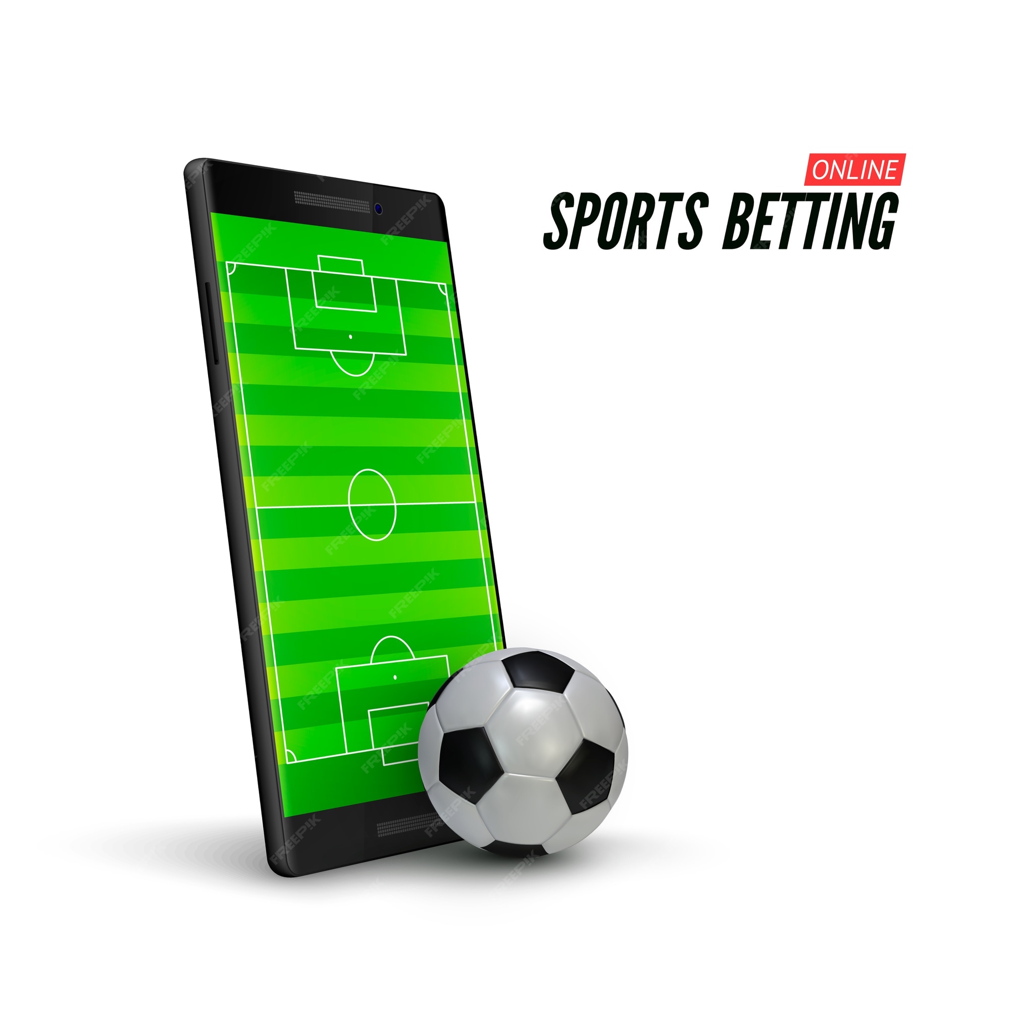 Vetores de Móveis De Futebol Móvel Esporte Jogo Jogo De Futebol Online Com  Campo De Futebol Ao Vivo App Móvel Na Tela Do Smartphone E Bola Conceito De  Vendas De Bilhetes Online