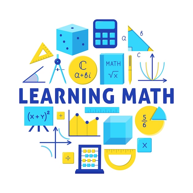 Aprendendo a bandeira de matemática