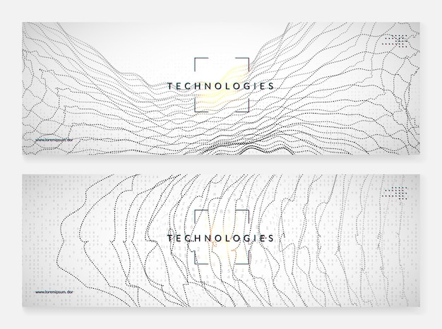 Aprendizagem de big data. abstrato de tecnologia digital. conceito de inteligência artificial. visual técnico para modelo de banco de dados. cenário de aprendizagem de big data fractal.