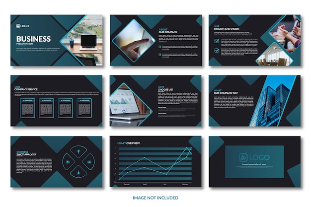 Apresentação de negócios com o mínimo de slides