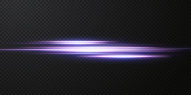 Apresentando os efeitos dos conjuntos de luz neon. Linha abstrata azul brilhante. Adequado para efeito de reflexo de lente transparente. Luz brilhante