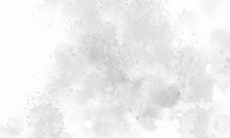 Vetor aquarela branca e fundo de textura cinza claro ilustração preliminar manchas de aquarela