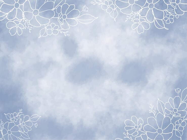aquarela de vetor de design de plano de fundo com floral