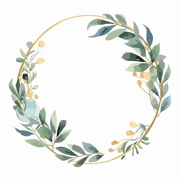 aquarela deixa a moldura de casamento