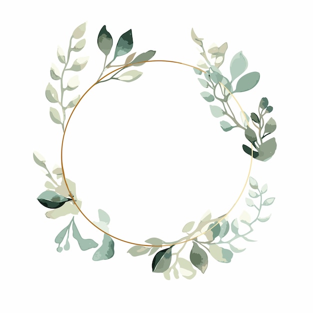 aquarela deixa a moldura de casamento