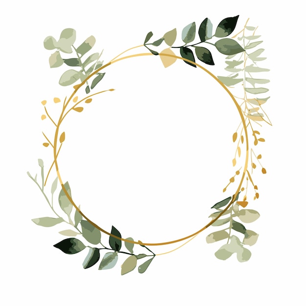 aquarela deixa a moldura de casamento