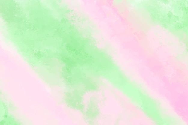 Vetor aquarela fundo rosa e verde