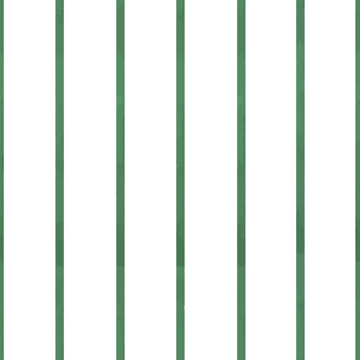 Vetor aquarela ingênua, faixa verde vertical, padrão sem costura, fundo isolado, pintura à mão, pincel abstrato, ilustração ornamentada com listras, textura para design de embalagem têxtil, embalagem de cozinha