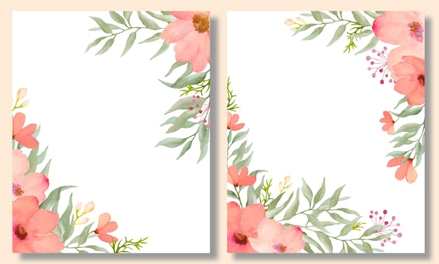 Vetor aquarela set de páscoa ilustração floral desenhada à mão vector eps