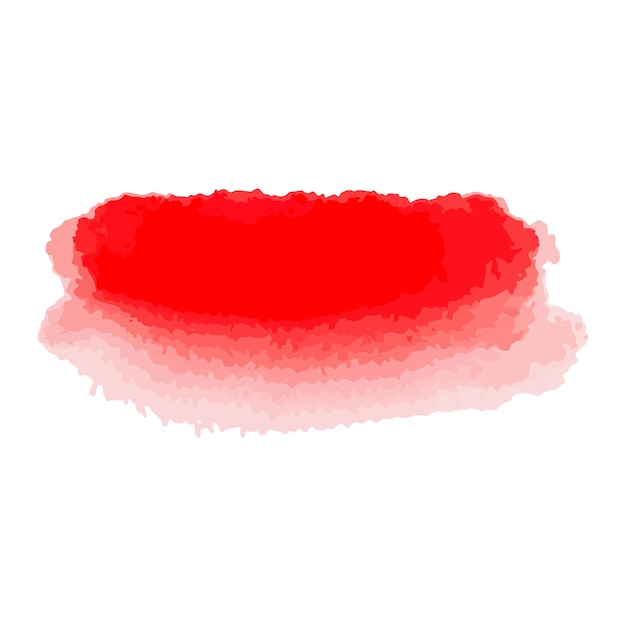 Vetor aquarela vetorial de fundo de mancha vermelha
