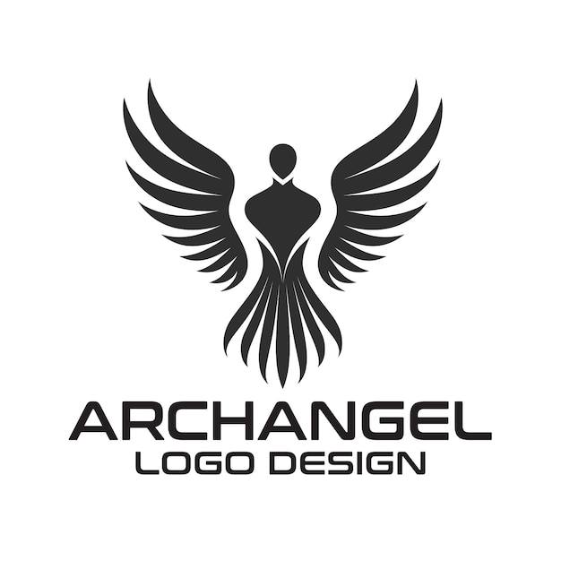 Vetor archangel vector logo design (desenho de logotipo do arcanjo vector)