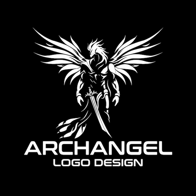 Vetor archangel vector logo design (desenho de logotipo do arcanjo vector)