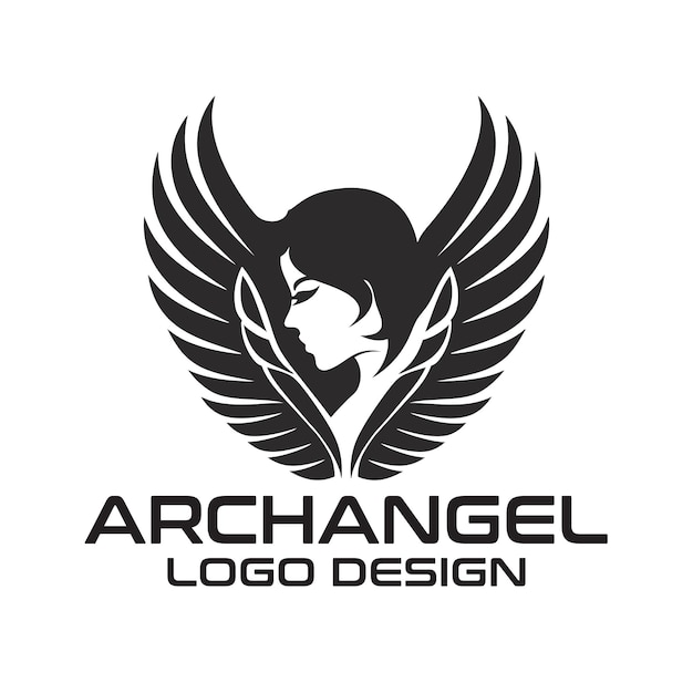 Vetor archangel vector logo design (desenho de logotipo do arcanjo vector)