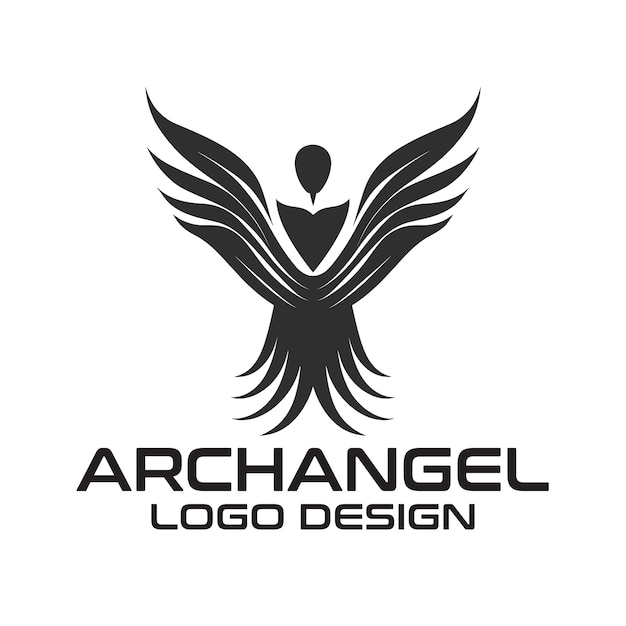 Vetor archangel vector logo design (desenho de logotipo do arcanjo vector)