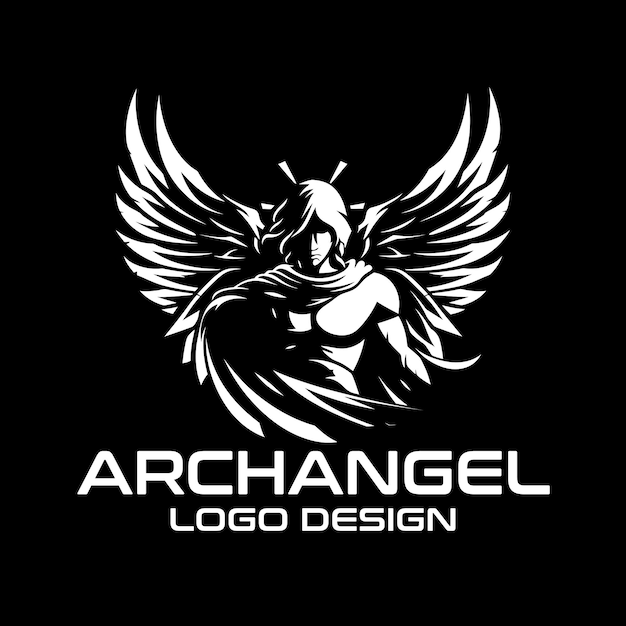 Archangel vector logo design (desenho de logotipo do arcanjo vector)