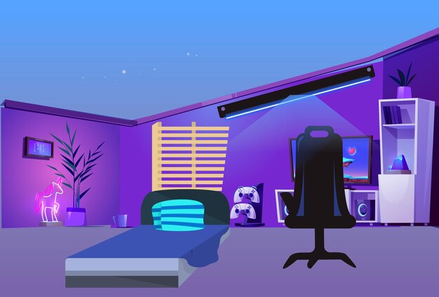 Áreas de jogos Conceito Ilustração elegante e bonita