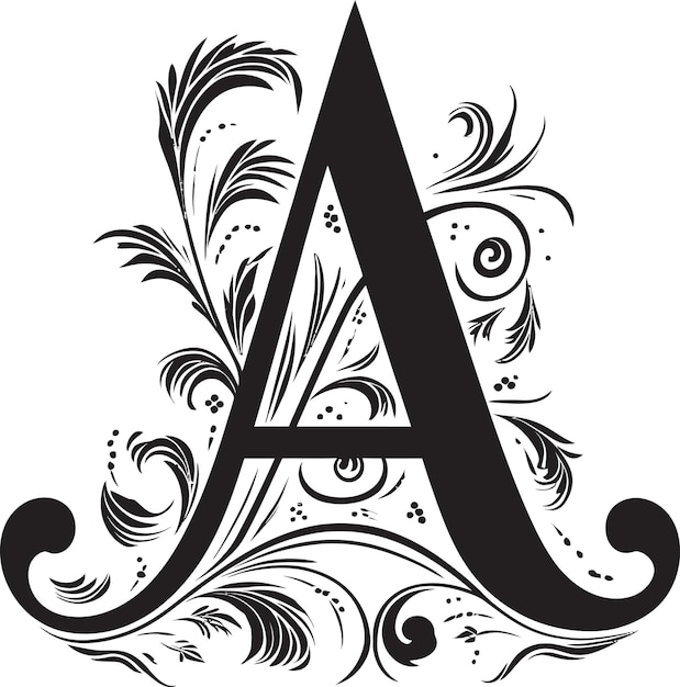 Aria de curvas harmonia font a arte vetorial aloft script airy letter a vector typeface