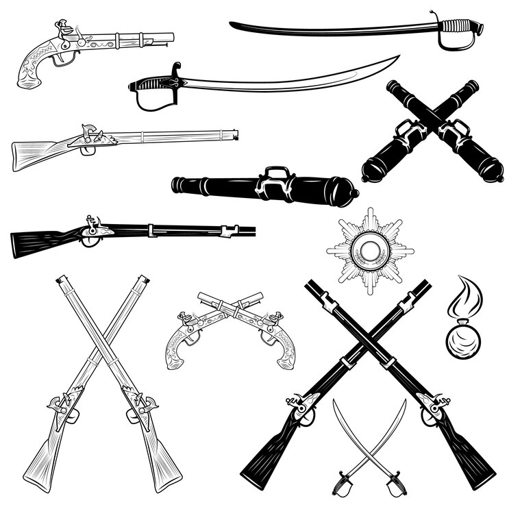 Vetor armas antigas