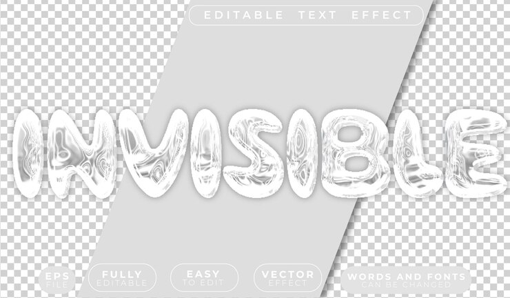 Vetor arquivo de texto vetorial invisível e totalmente editável