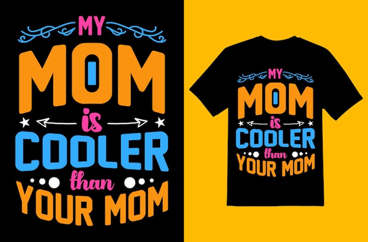 Arquivo EPS Premium de Design de Tshirt Dia das Mães