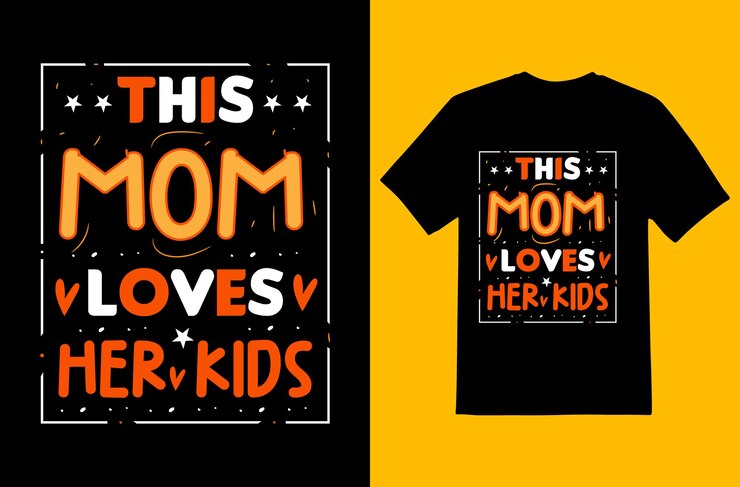 Arquivo EPS Premium de Design de Tshirt Dia das Mães