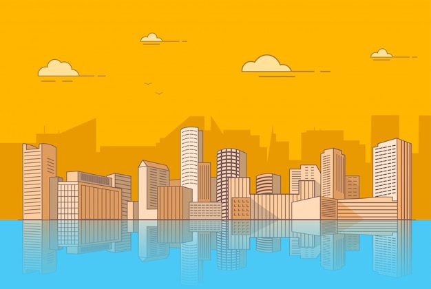Arranha-céus da skyline de Boston e prédios Estados Unidos.