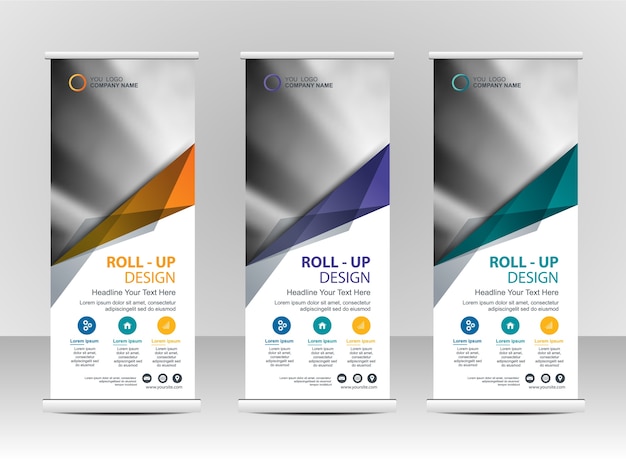 Arregace banner stand modelo de design