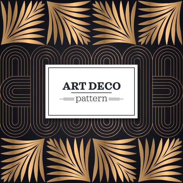 Art Deco padrão sem emenda