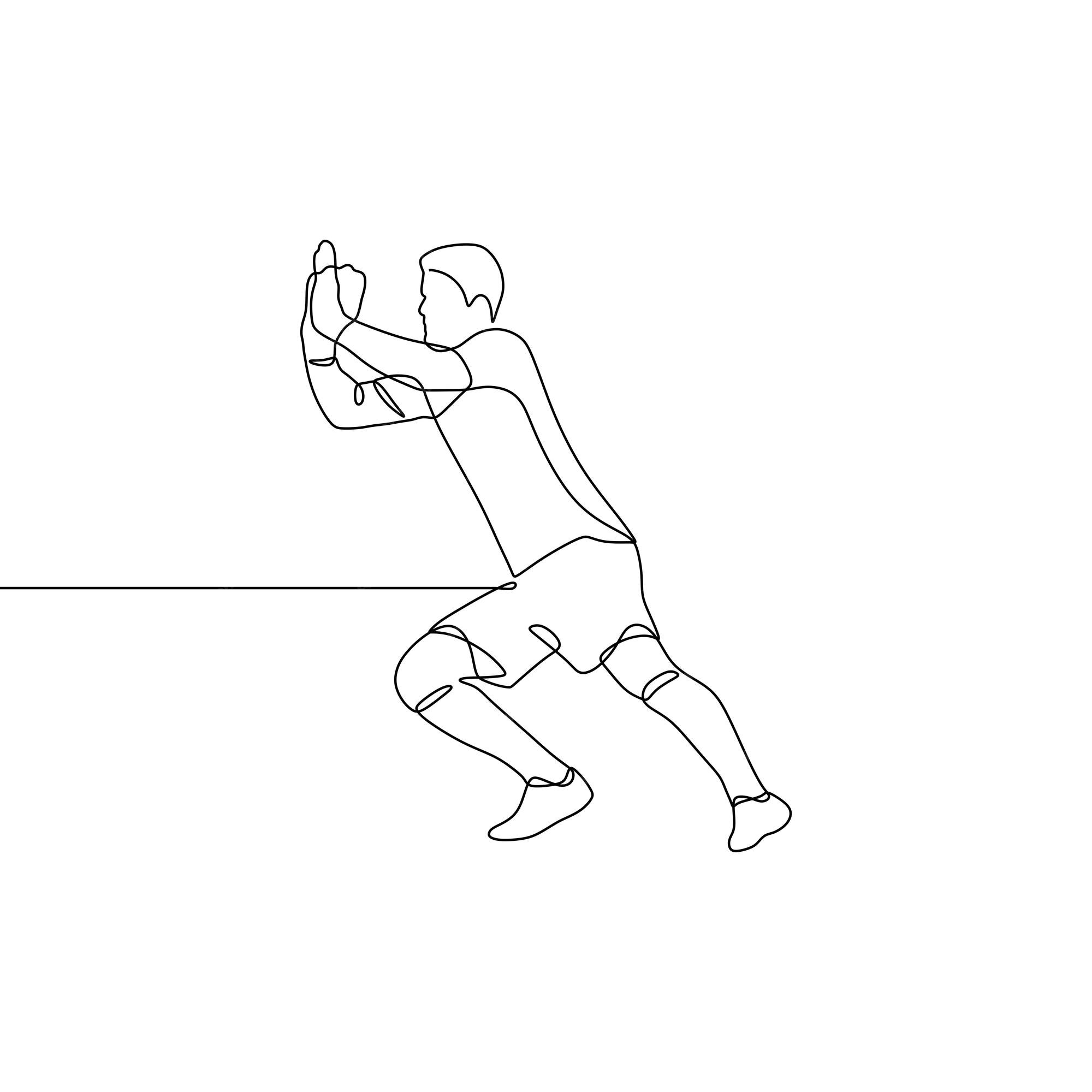 único campo de futebol de desenho de linha contínua na tela do smartphone.  futebol de futebol