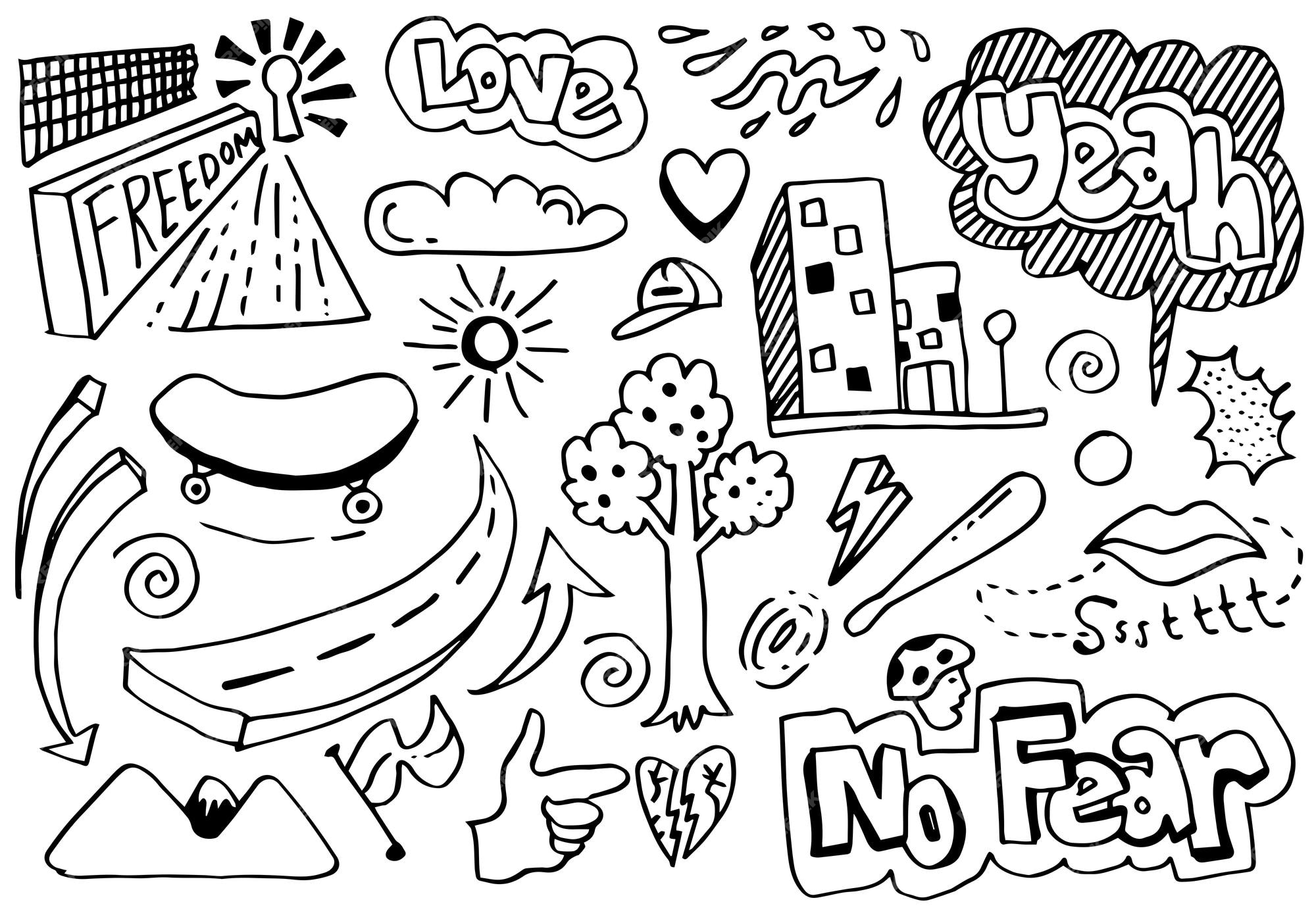 Nunca Desista Palavra Grafite Estilo Letters Vector Mão Desenhada Doodle  imagem vetorial de Yecher81© 646619594