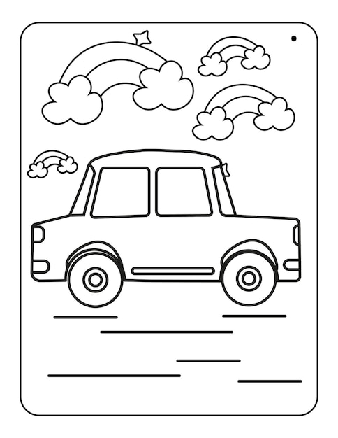 Desenho de Um carro de brinquedo para Colorir - Colorir.com