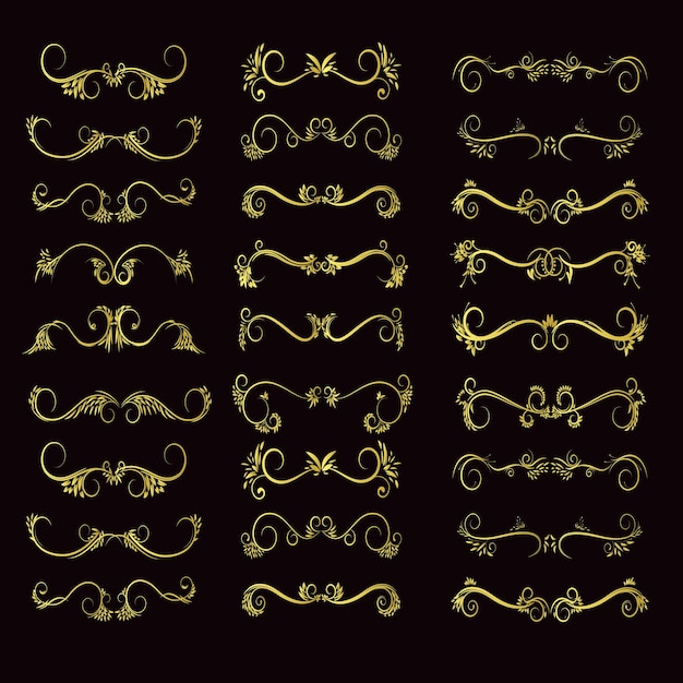 Arte de linha de logotipo de ornamento de luxo