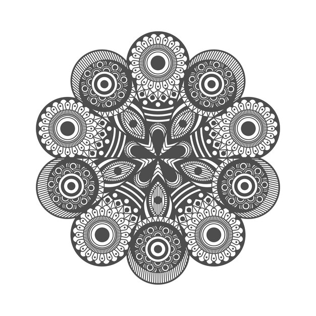 Arte de mandala elegante para decoração