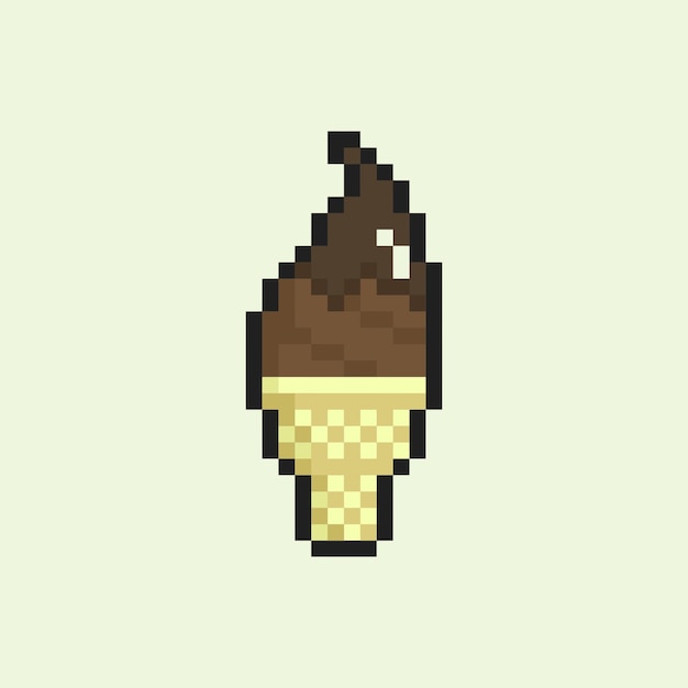 arte de pixel de sorvete para projetos e projetos digitais dinâmicos