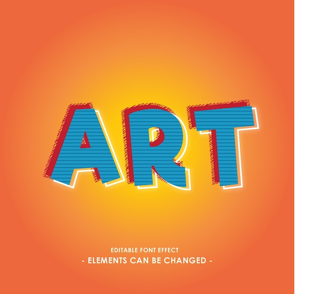 Arte do efeito de fonte de quebra