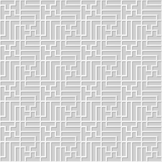 Arte em papel damasco 3d sem costura espiral retângulo cruz