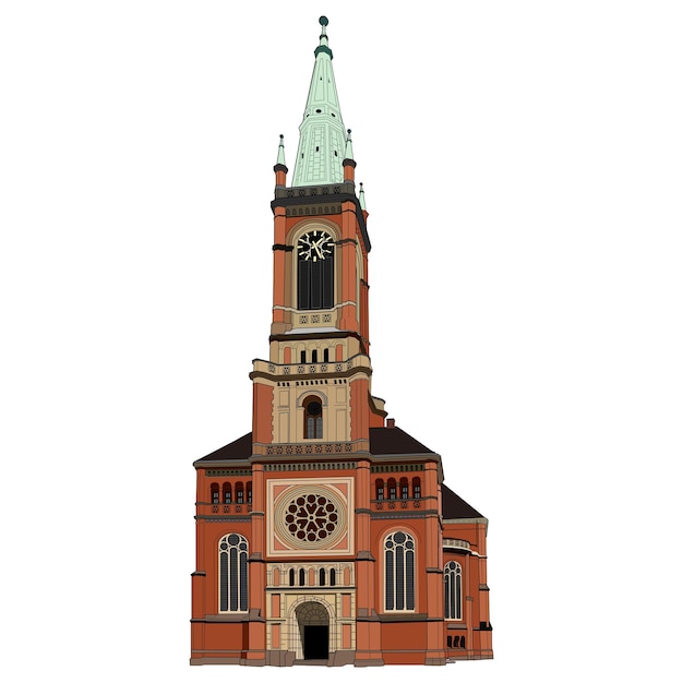 Arte vetorial da Igreja Johannes