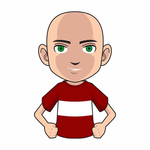 Caricatura, Mão, Desenhado, Um, Sangrento, Careca, Personagem PNG Imagens  Gratuitas Para Download - Lovepik