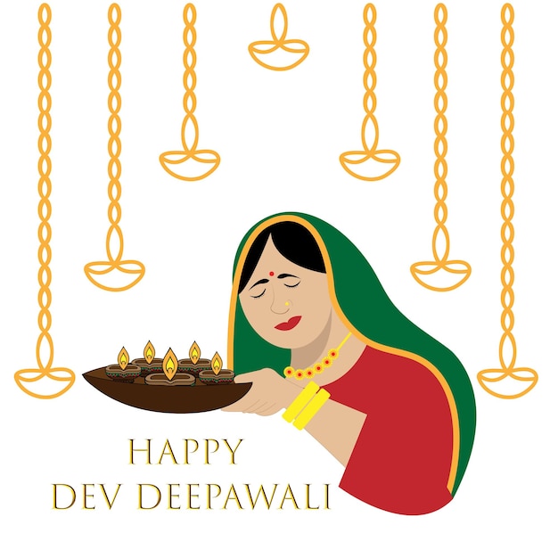 Arte vetorial feliz diwali