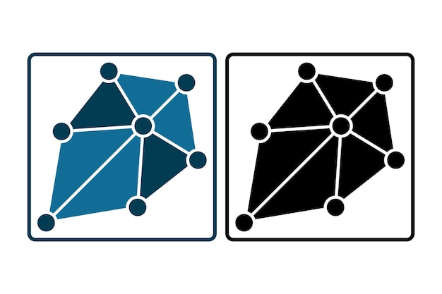 Artificial neuron Icon Icon related to Technology Suitable for web site design app UI user interfaces solid icon style Simple vector design editable